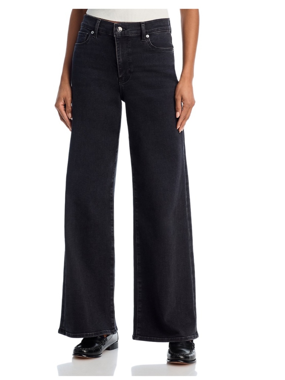 FRAME Le Slim Palazzo Jeans - Picture 2 of 14